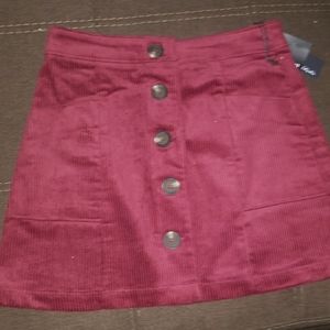 Courdoroy Mini Skirt